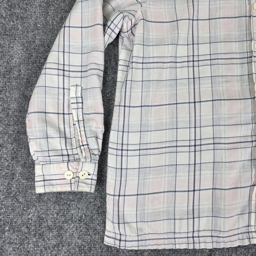 LL Bean Shirt Womens Small Petite Pink Plaid Fleece Lined Button Front Casual - Picture 8 of 16